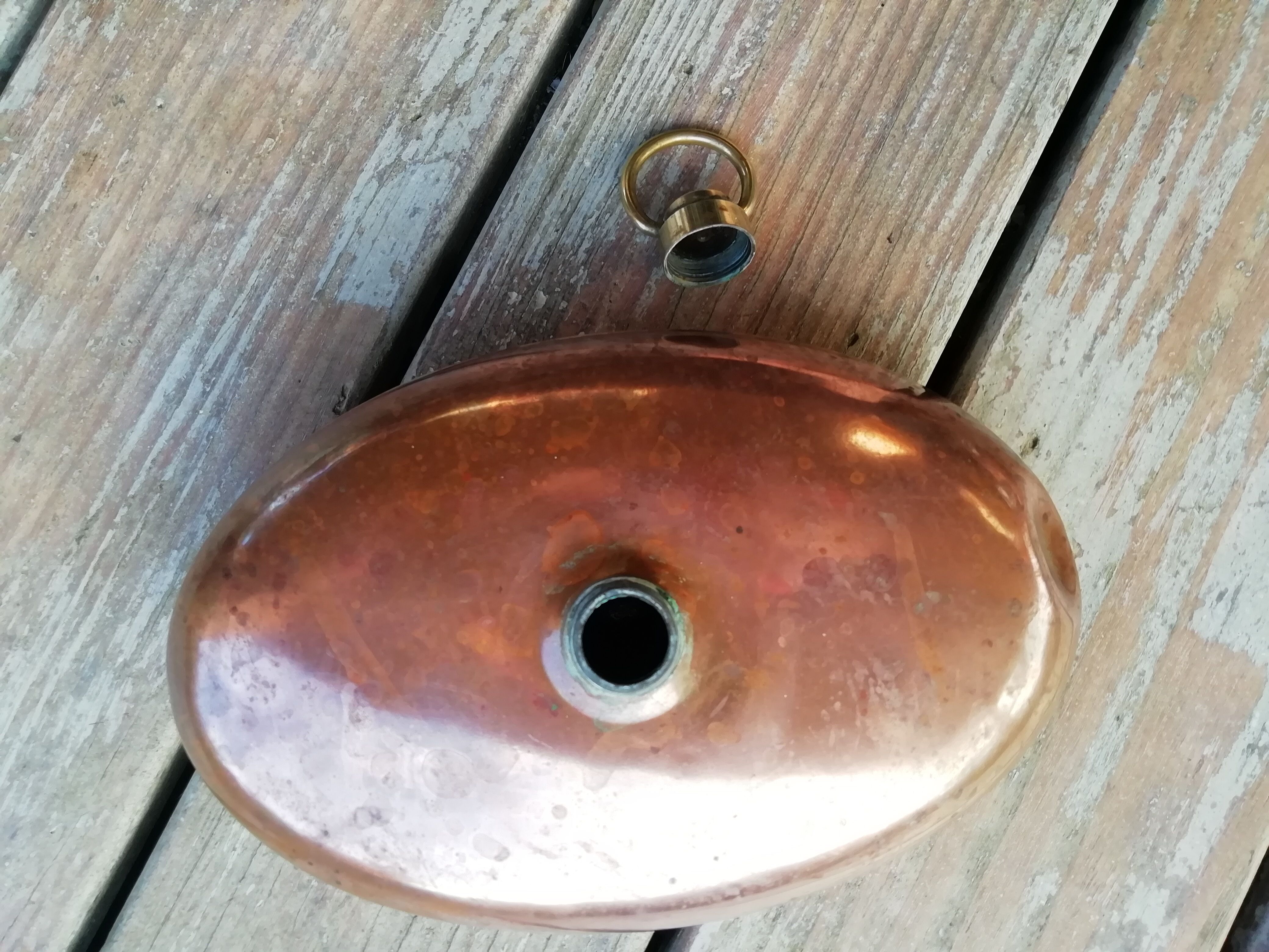 Copper hot water bottle