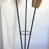 Lampadaire à 3 bras tripode vintage années 50/60