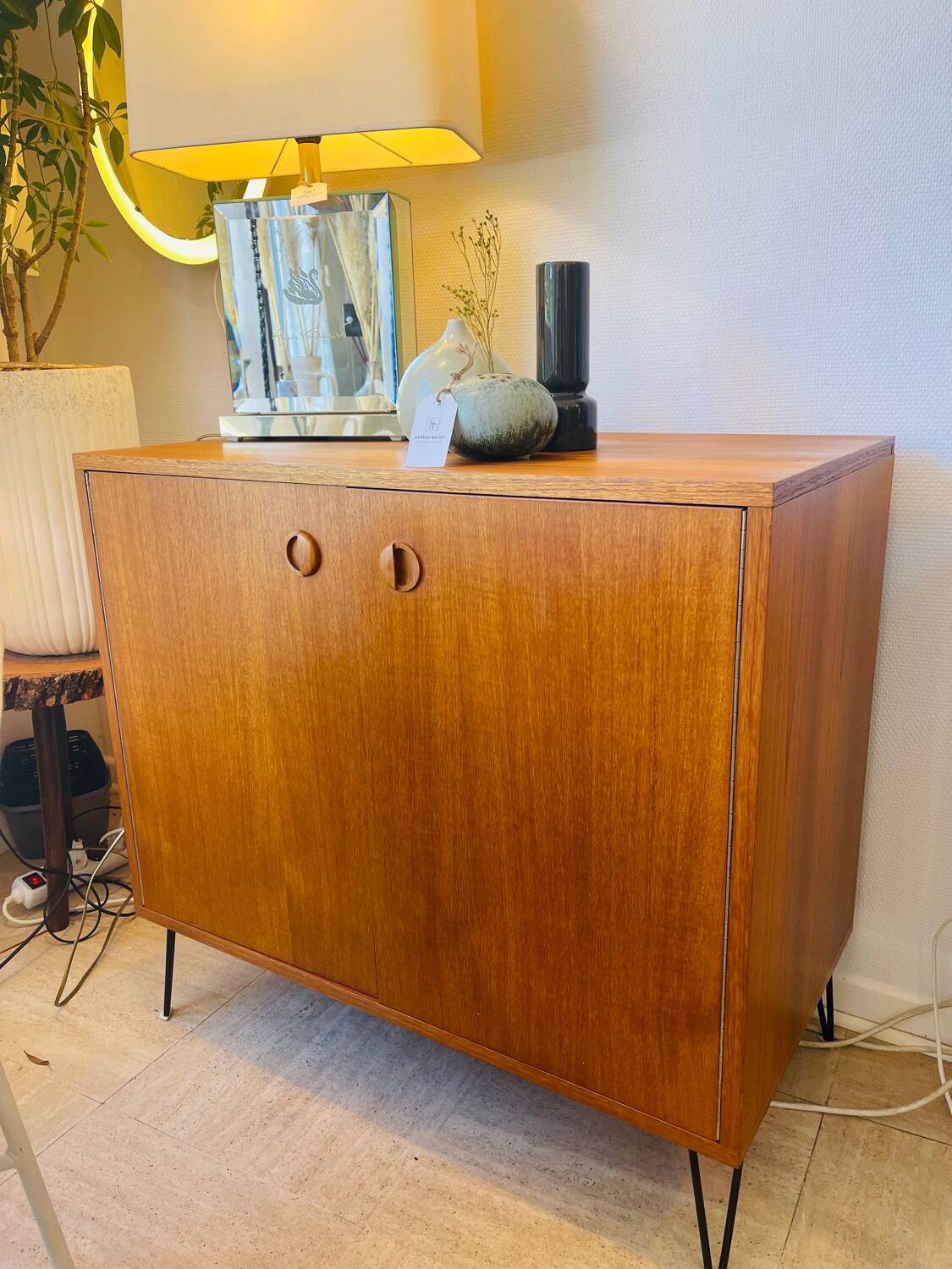 Vintage Scandinavian teak sideboard – 1960
