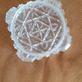 Ceiling lamp in molded glass