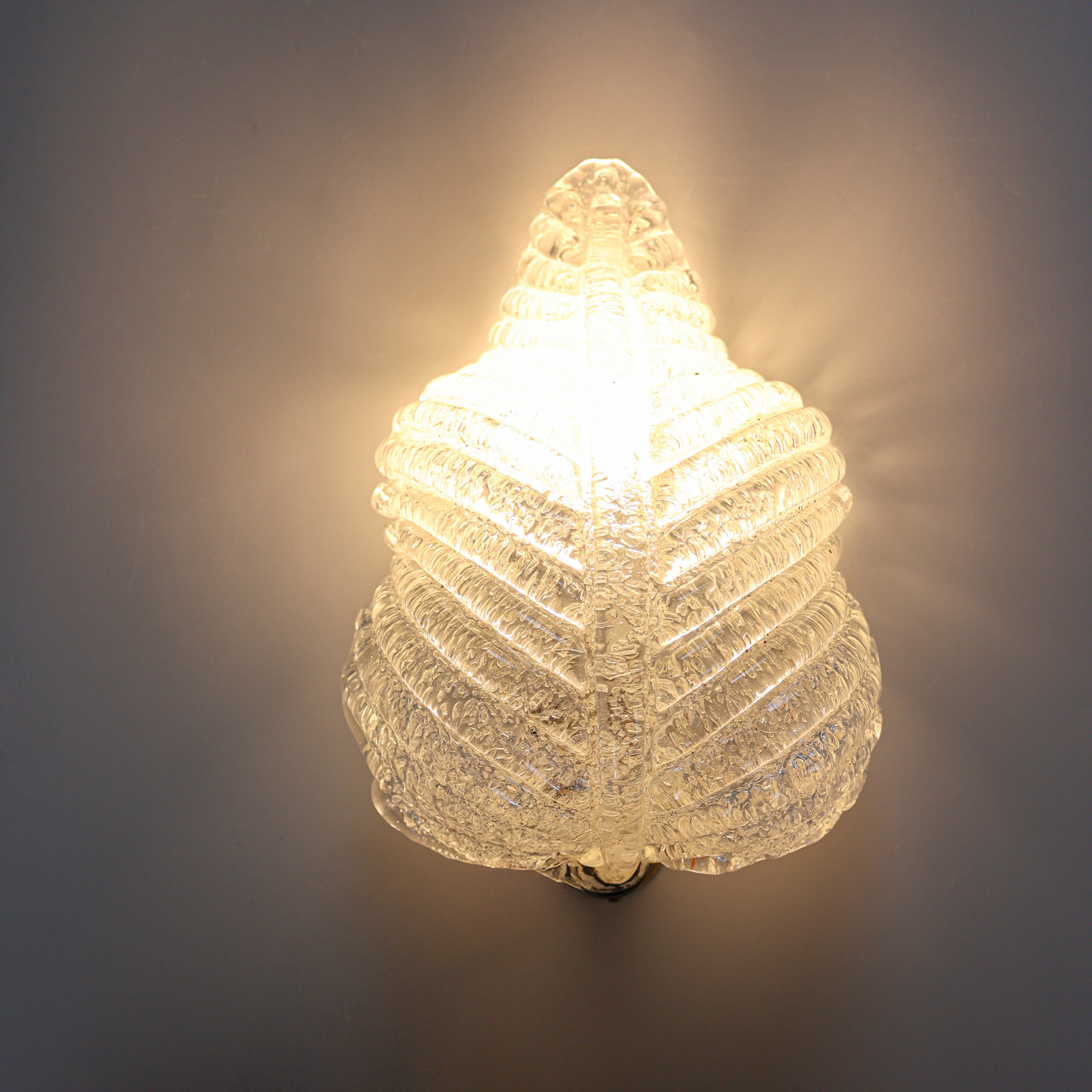 Vintage sconce by Barovier & Toso, 1940s.