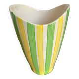 Saint Clement vase hand painted stripes