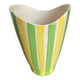Saint Clement vase hand painted stripes