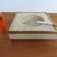 Travertine & Brass Ashtray by Fratelli Mannelli, Italy, 1970s