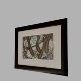 Œuvre graphique « De Bader » kunstenaar Thé van Bergen Nederland, 2010