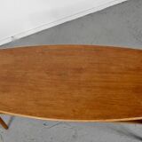Midcentury Two Tier Teak Slatted Coffee Table.