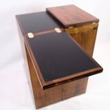 Captain´s Bar Made In Rosewood With wheels by Dyrlund From 1960s