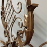Bronze Cross chandelier, 1940s