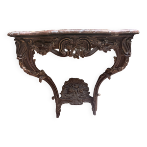 Console Louis XV en bois - xviii