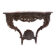 Louis XV console in carved and patinated wood, 18th century period