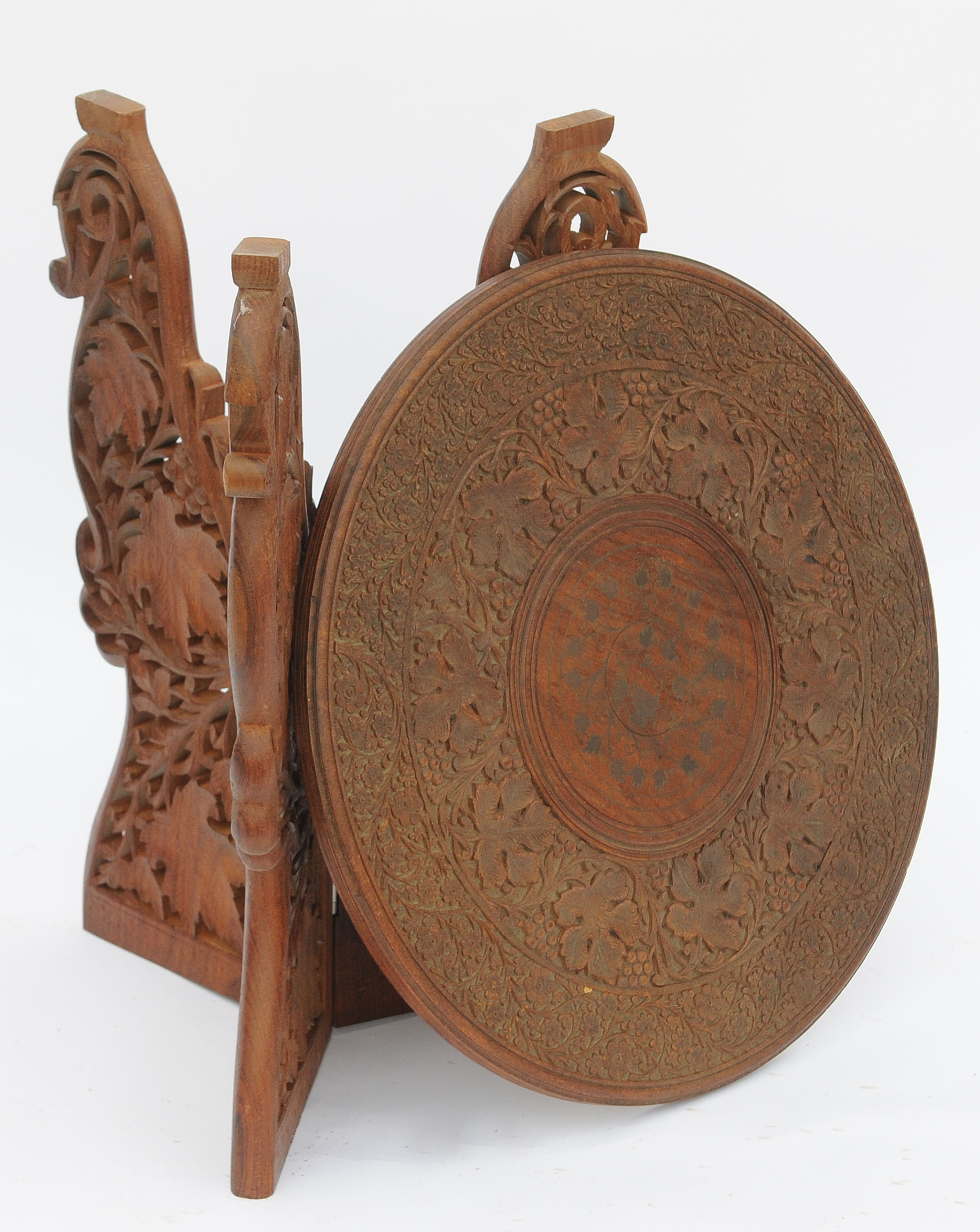 Carved wooden healing