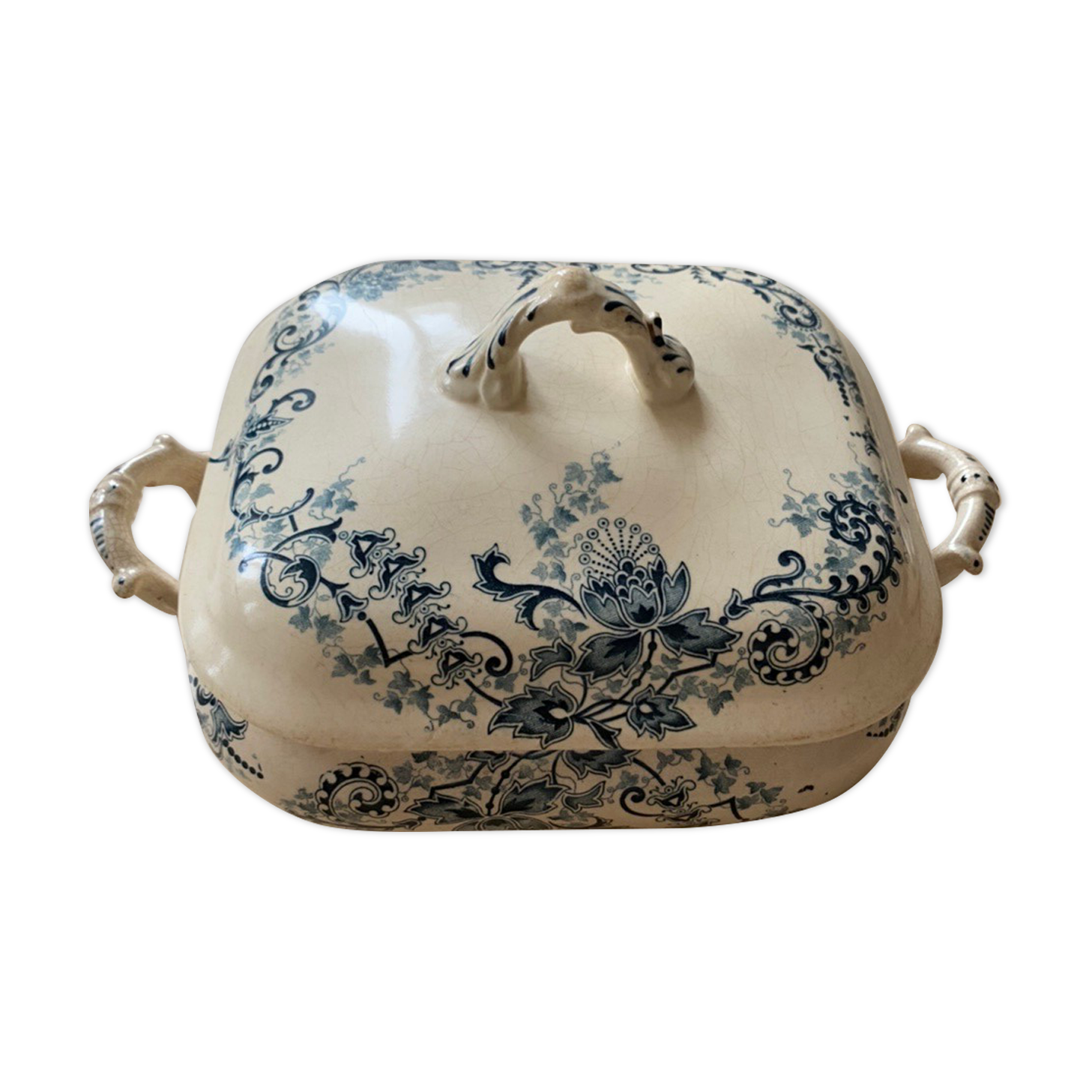 Soup bowl in iron earth HB boulenger