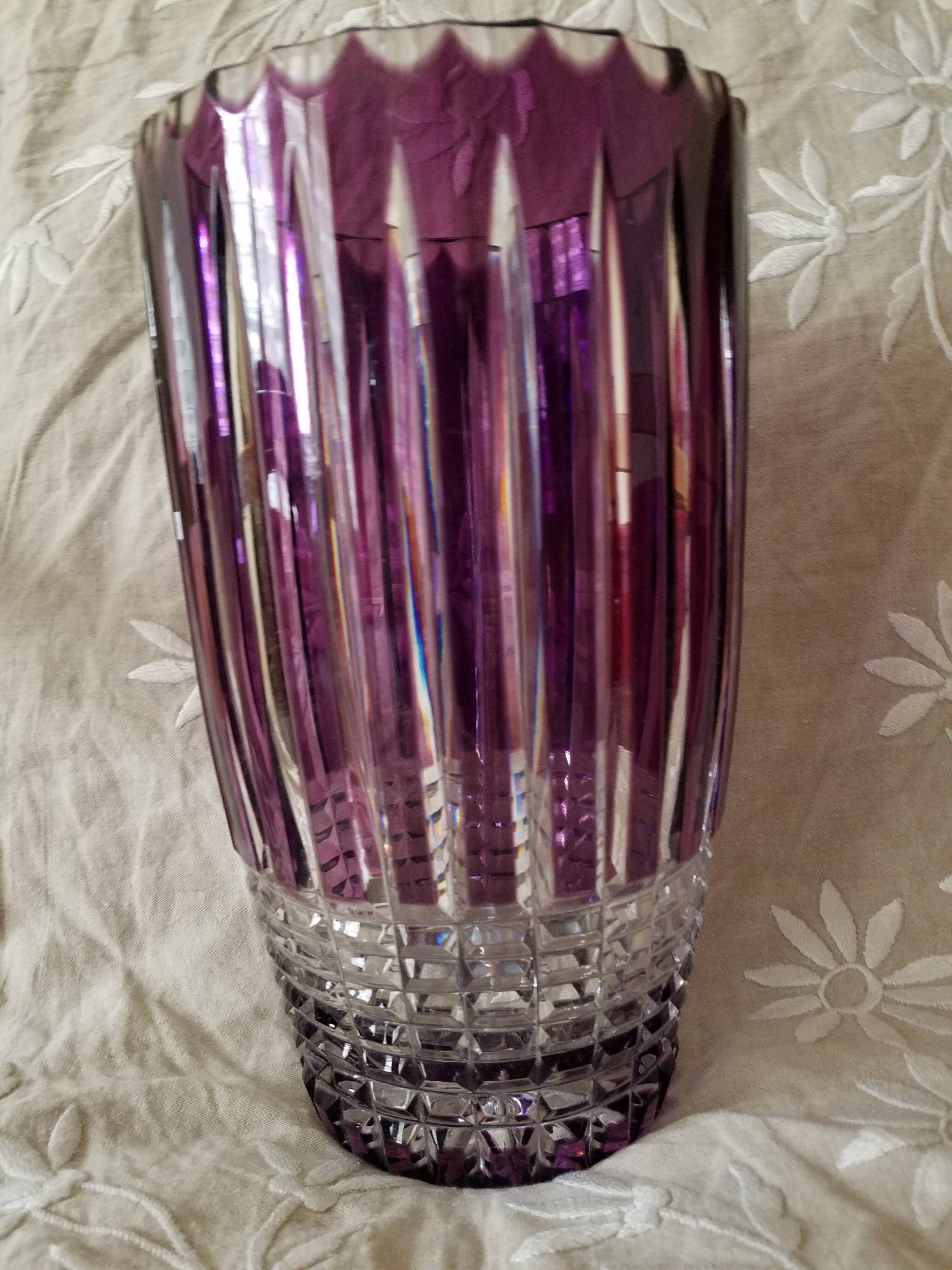 Crystal vase