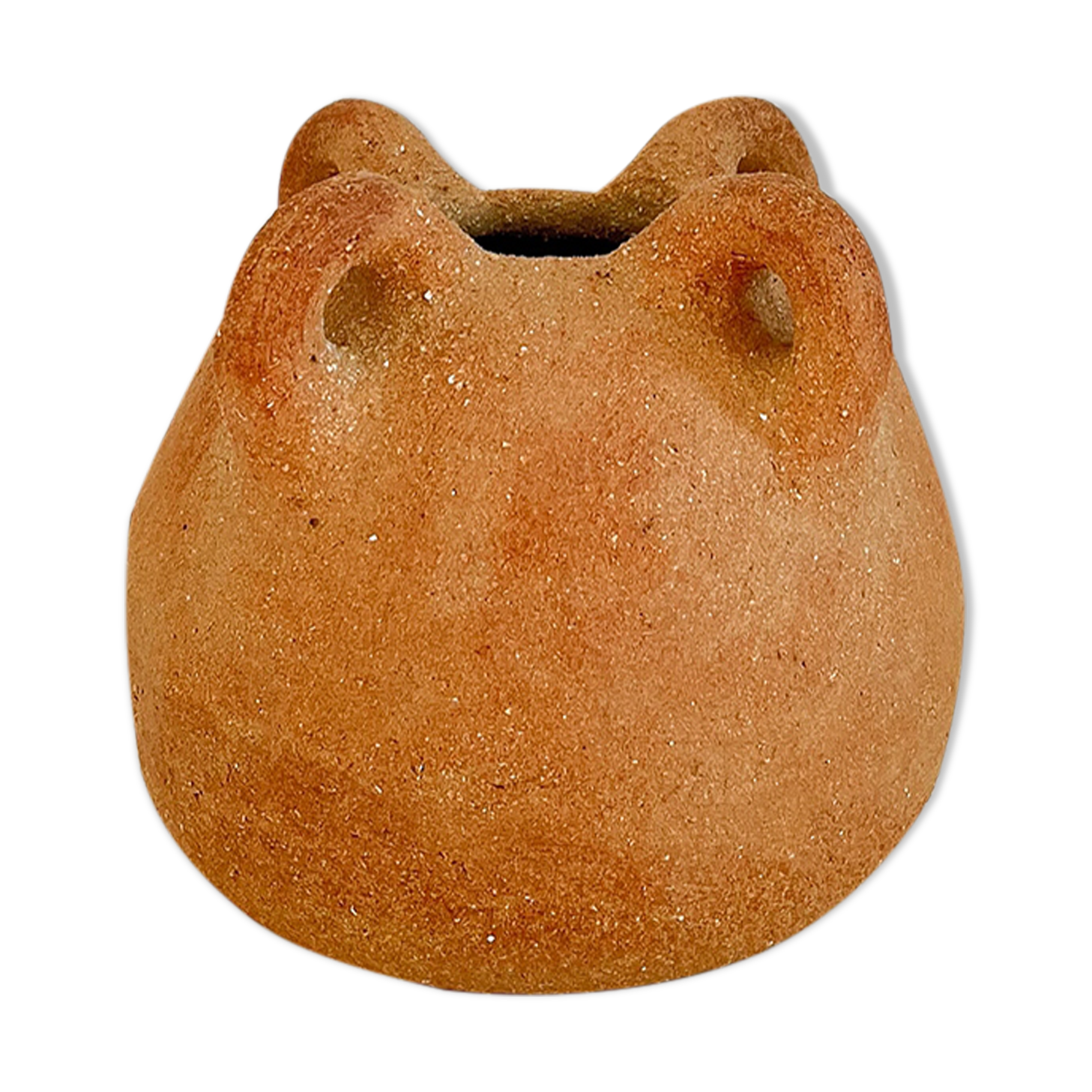 Vase "Bouboulita" in red sandstone