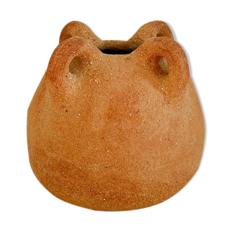 Vase "Bouboulita" in red sandstone