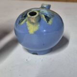 Glazed ceramic flower spike vase stamped "to be defined"