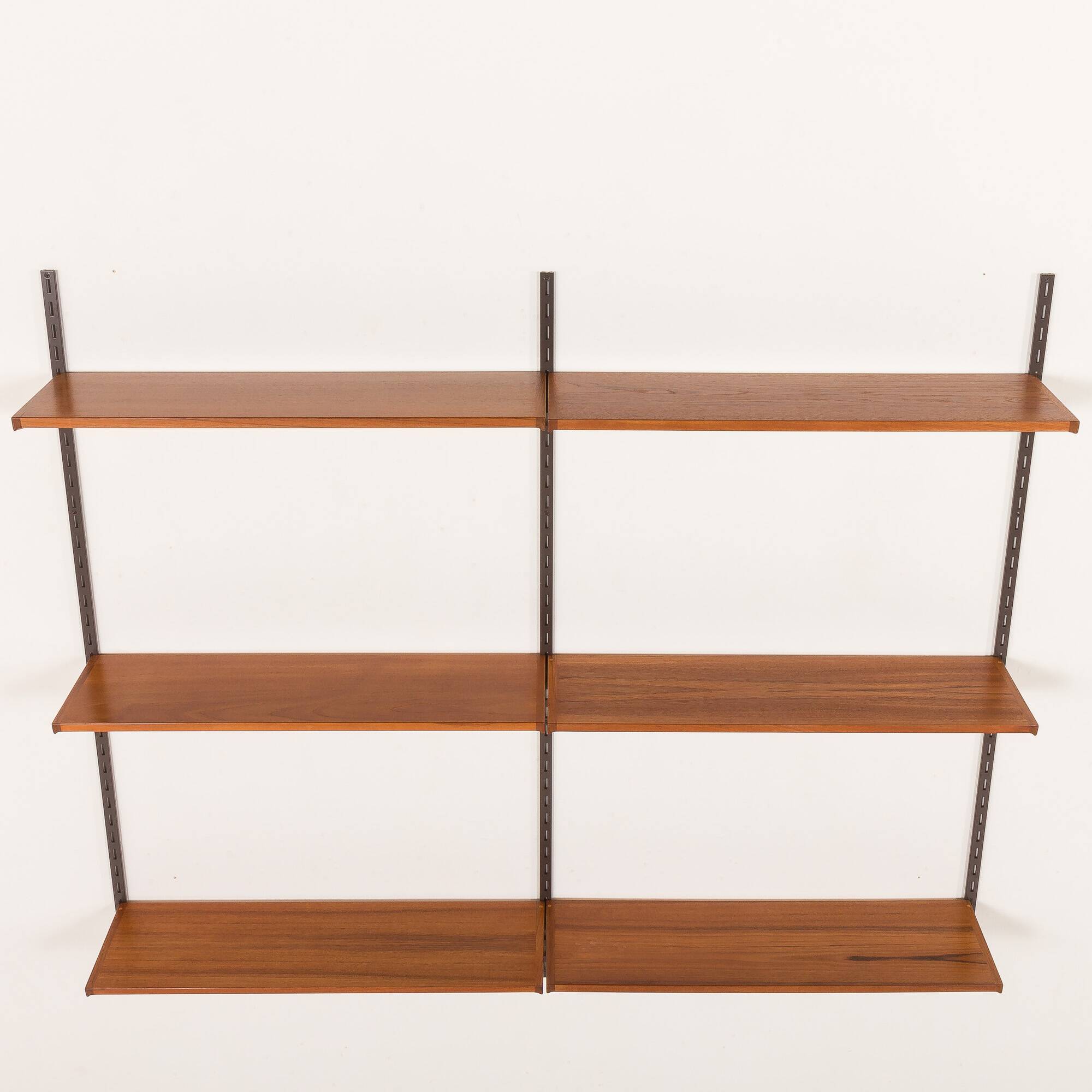 Kai Kristiansen shelving unit, set of 6 shelves, FM Møbler, Denmark 1960s