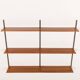 Kai Kristiansen shelving unit, set of 6 shelves, FM Møbler, Denmark 1960s