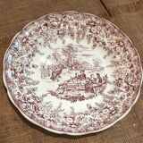 Round Lunéville dish