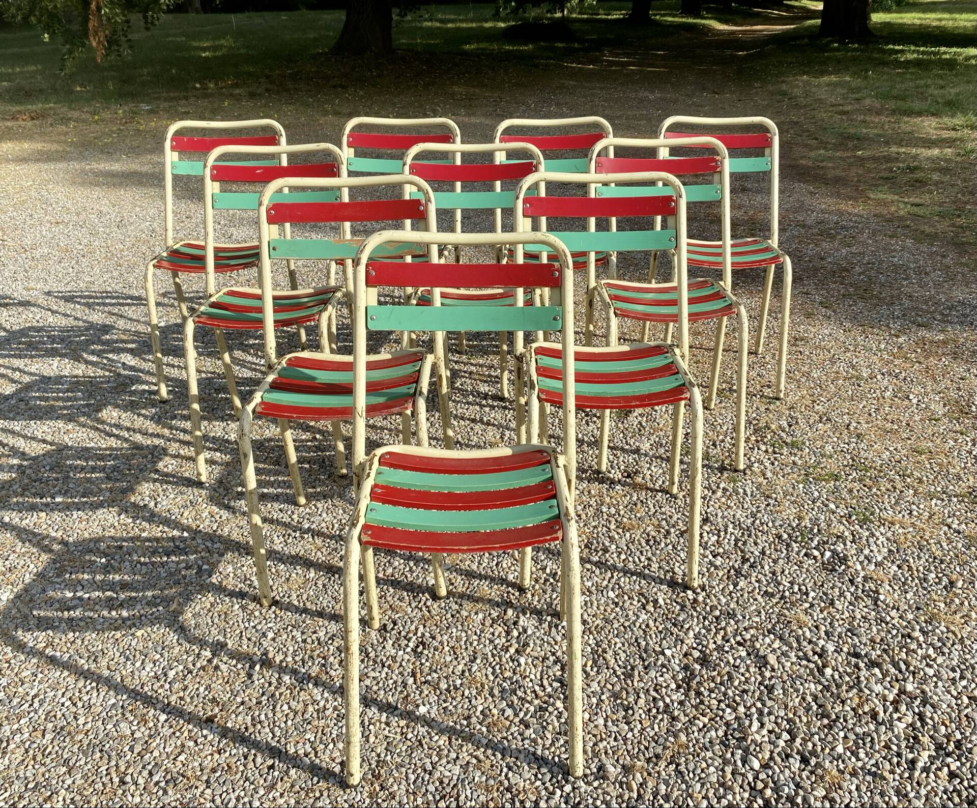 Chaises Tolix