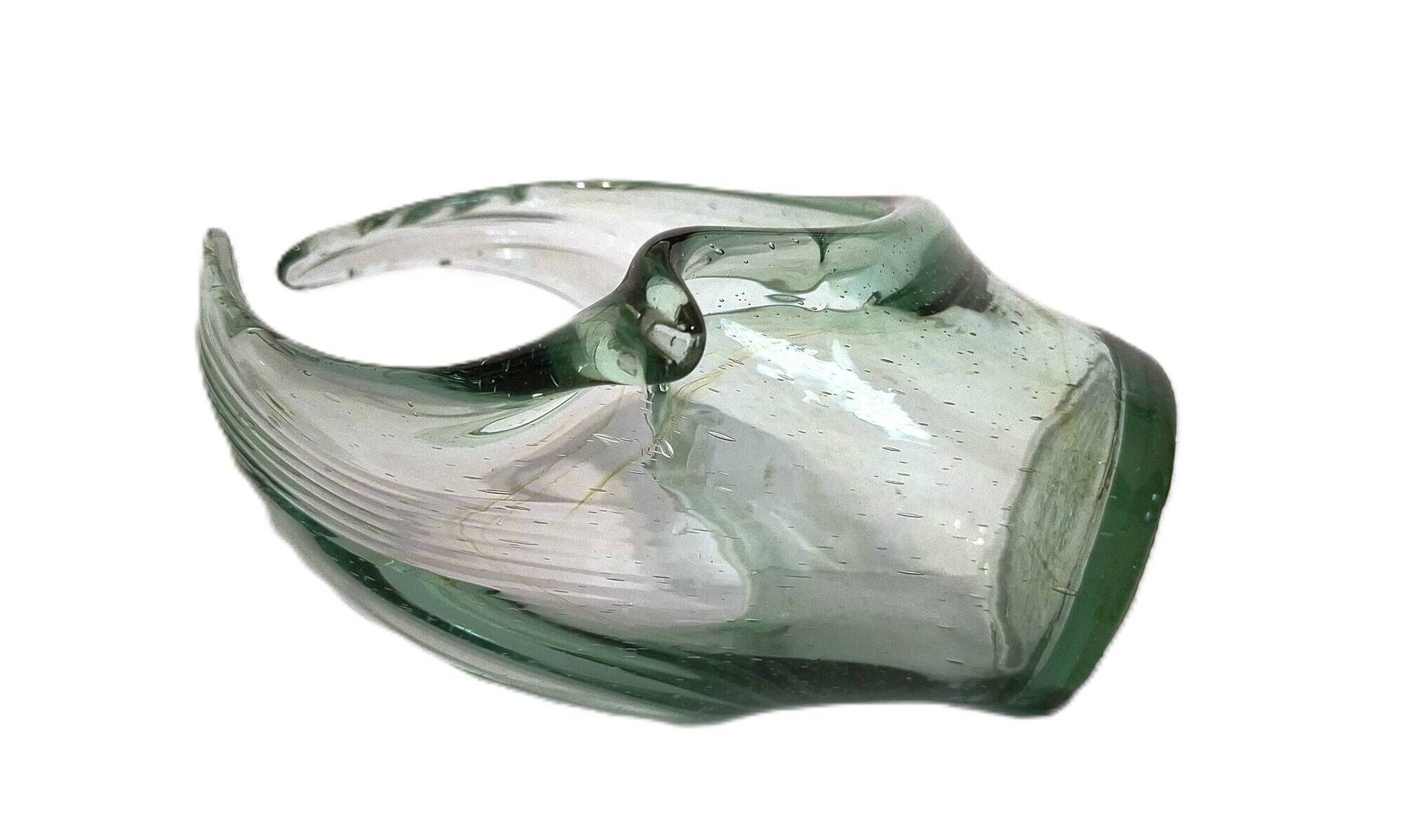 Blown glass bowl mid-century Murano type / Catch-all / Vase