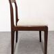Set of 6 Scandinavian rosewood chairs circa 1970