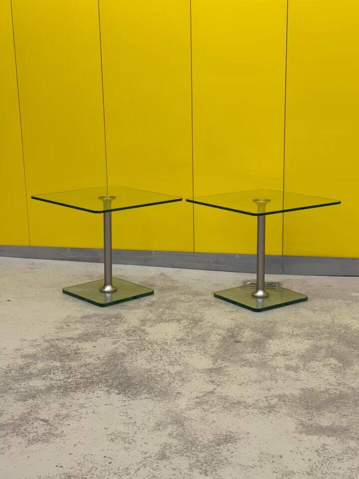 Draenert allegro 1011 glass side tables – set of 2  (price is for one )