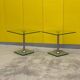 Draenert allegro 1011 glass side tables – set of 2  (price is for one )