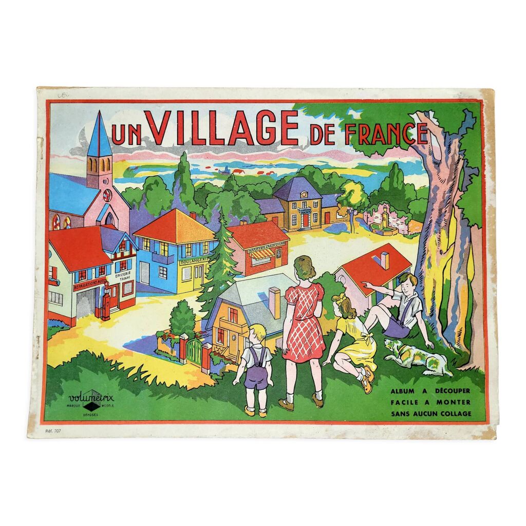 Deux Albums à Découper Vintage : Volumétrix Atomic Express Et Ma Jolie Gare