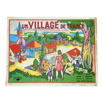 Illustration " un village de France" Volumétrix