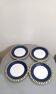 Set of 4 hand-painted earthenware dessert plates – Pier 1 – Italy