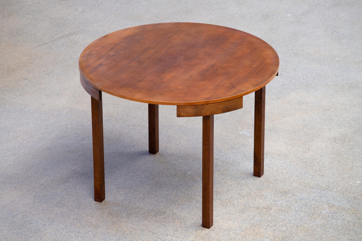 Table set and built-in chairs (x4) Vintage Scandinavian 1960