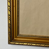 Gold and black wooden frame
