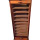 Rare workbook has curtain cosmos end mahogany XIX notary