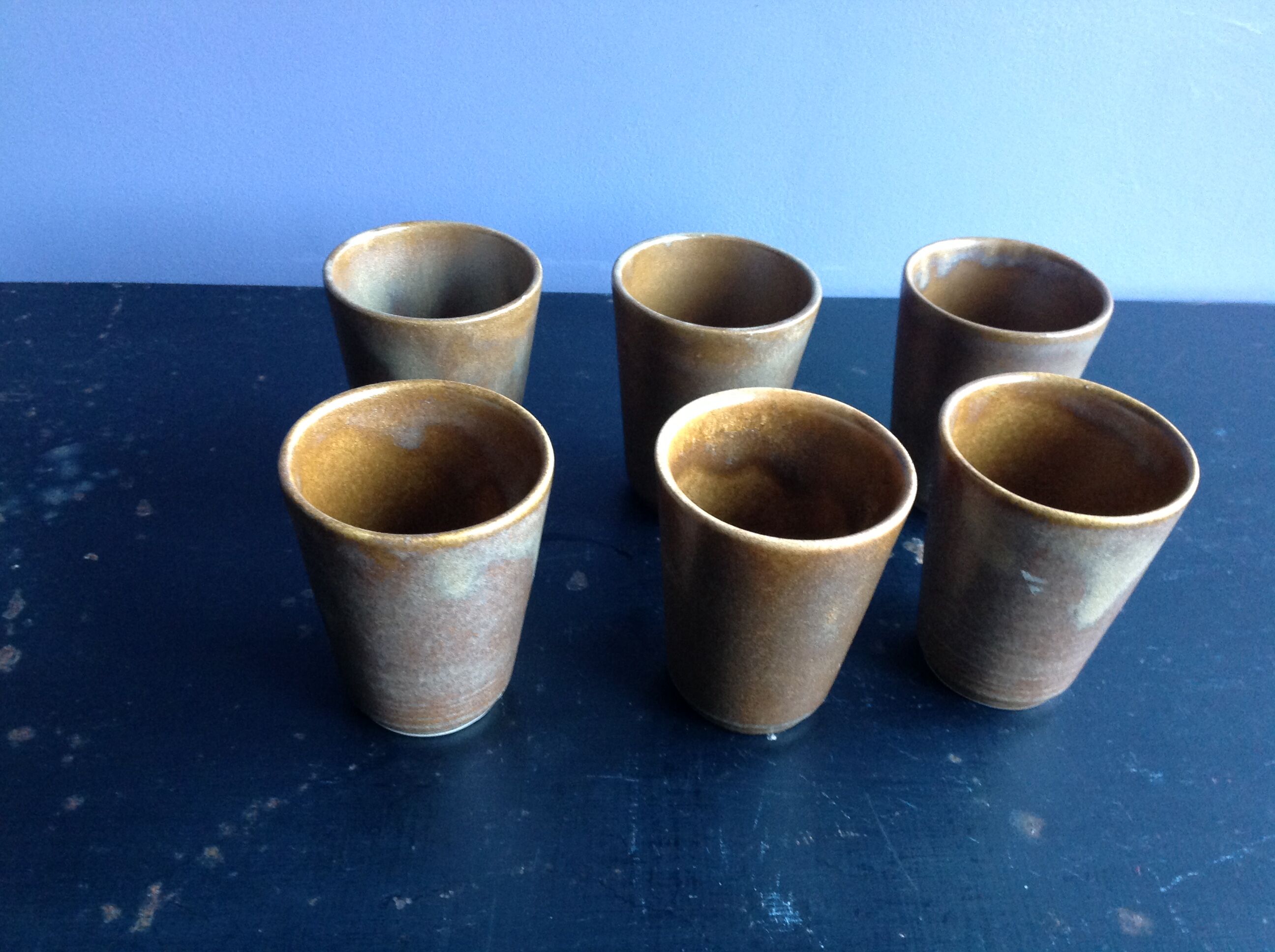 Sandstone cups