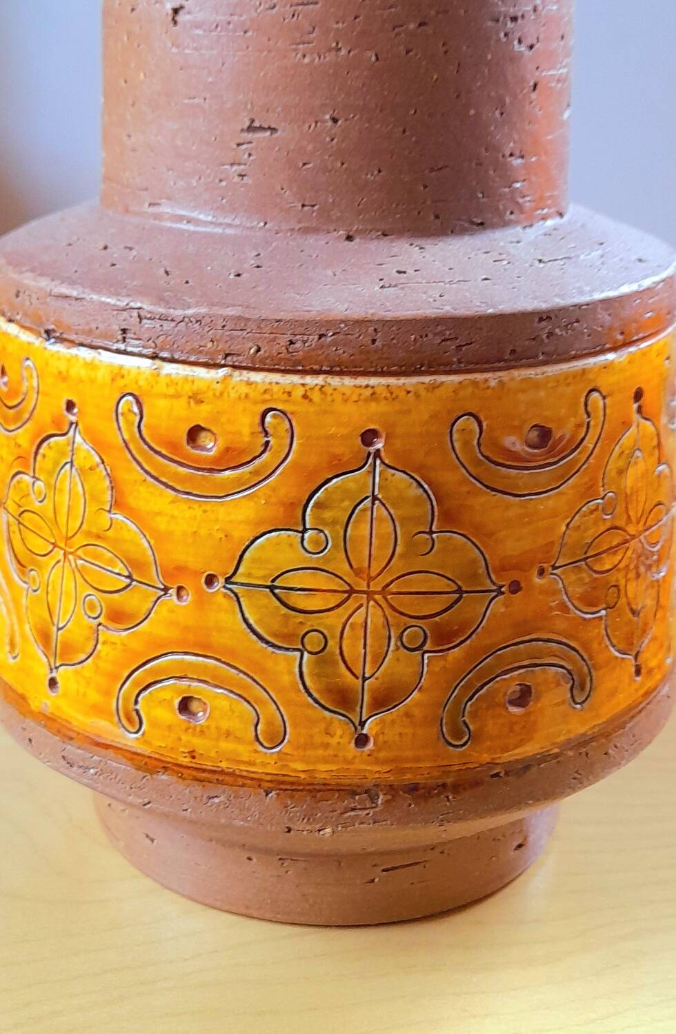 Bitossi Aldo Londi ceramic vase 70s