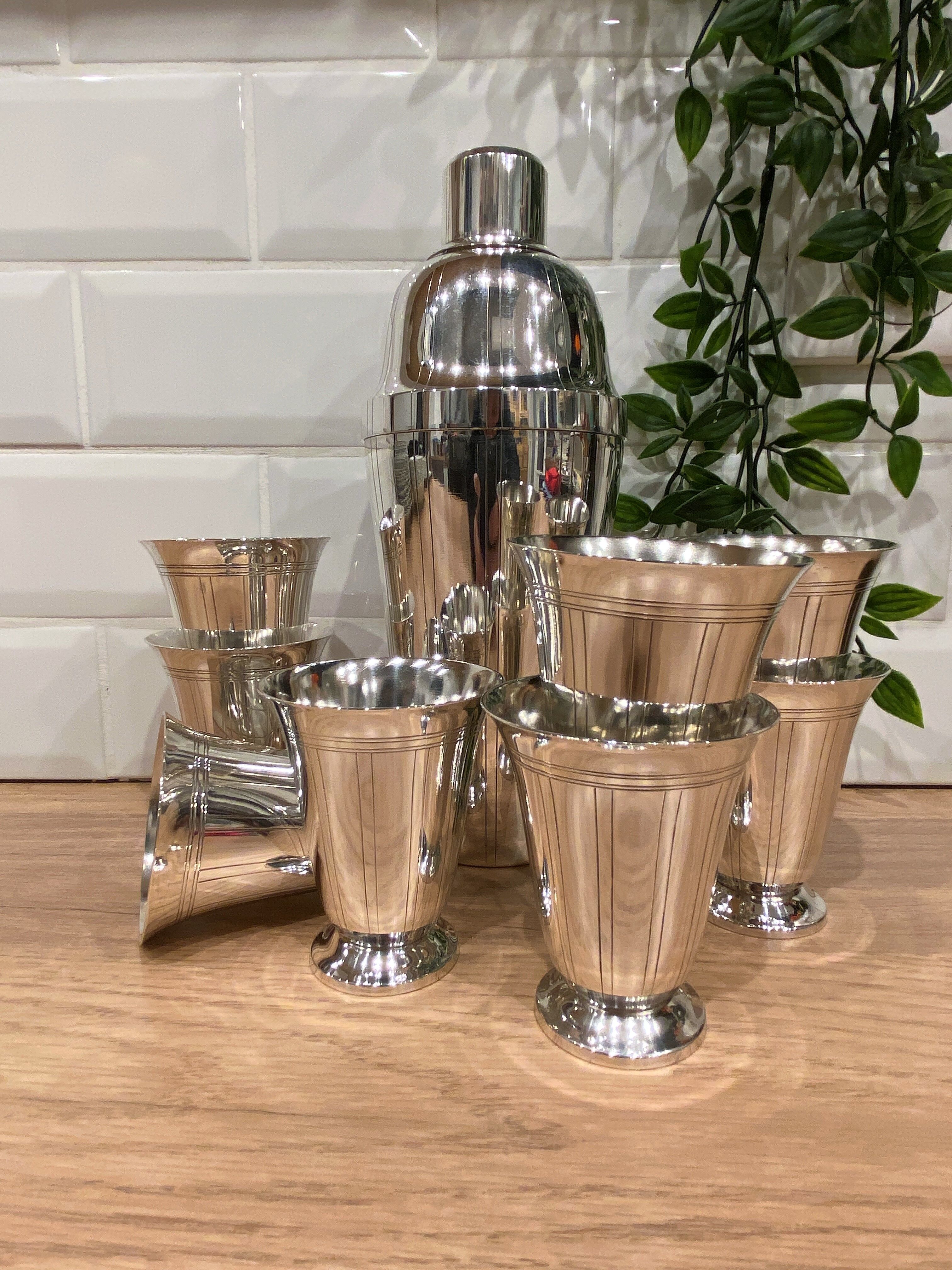 Shaker et 8 gobelets
