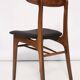 Black velvet chair, Rajmund Halas, Poland, 1960s