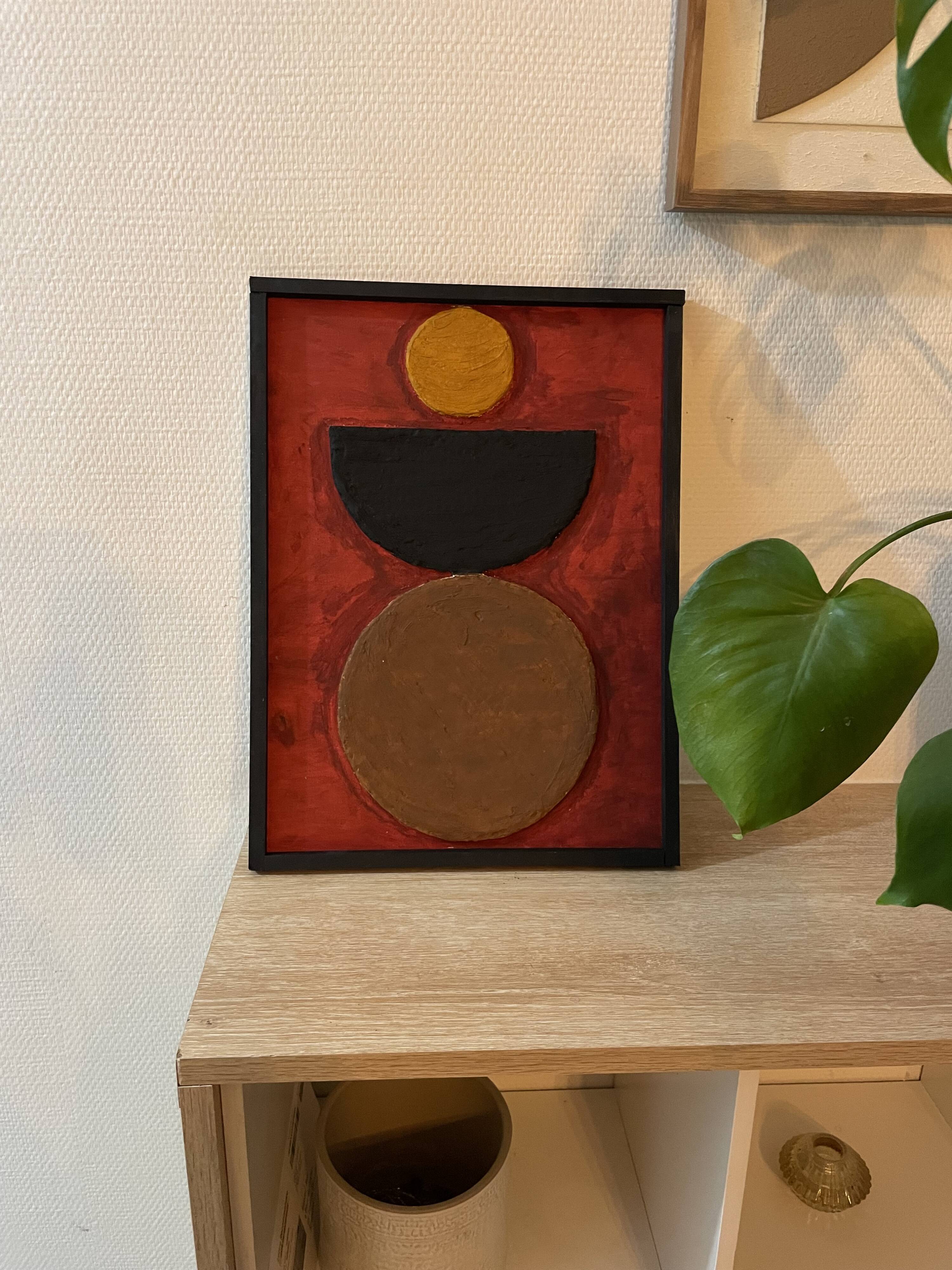 Contemporary relief artwork