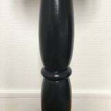 Large black oak side table