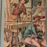 19th wood cubes game