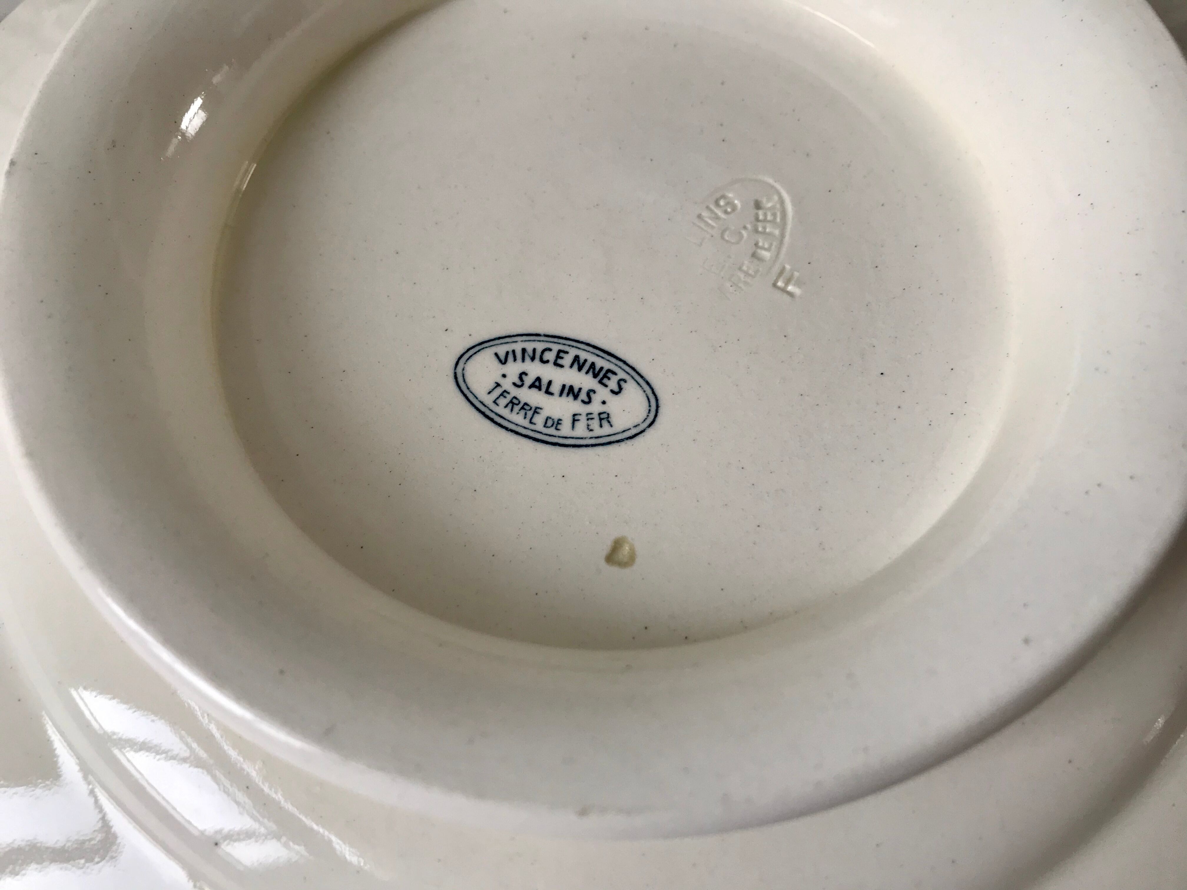 Compotier Terre de Fer Salins model Vincennes mid-nineteenth