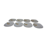 Porcelain plates by  Schirnding Bavaria 1970