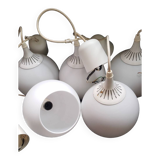 Ensemble de 5 suspensions opaline.