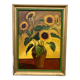 Sunflower bouquet oil painting on canvas