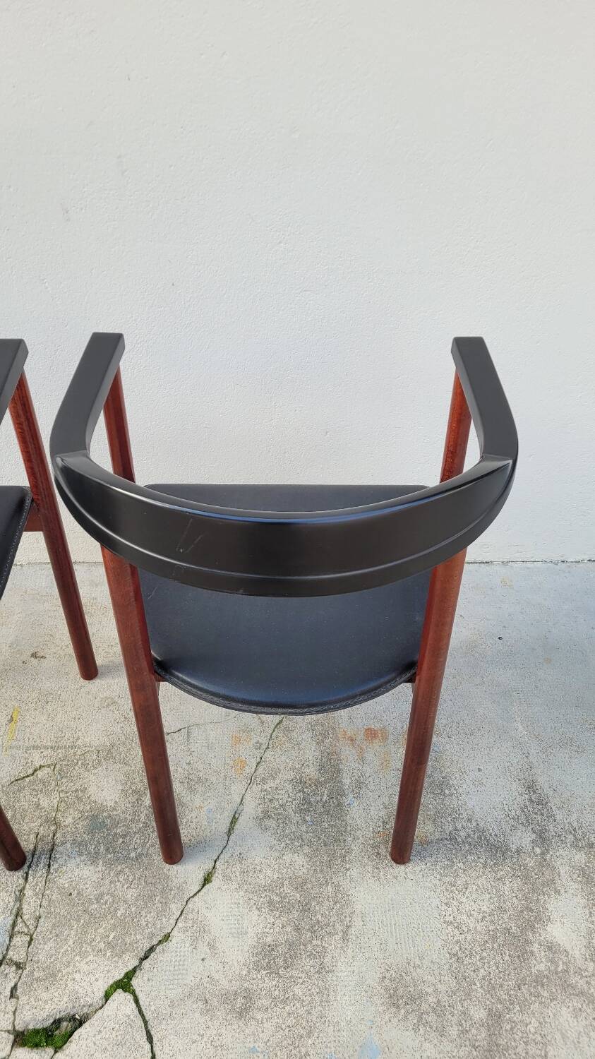 Pair of Scandinavian designer armchairs - 1970s