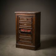 Antique commercial safe from Paris – Wood & marble – Functional
