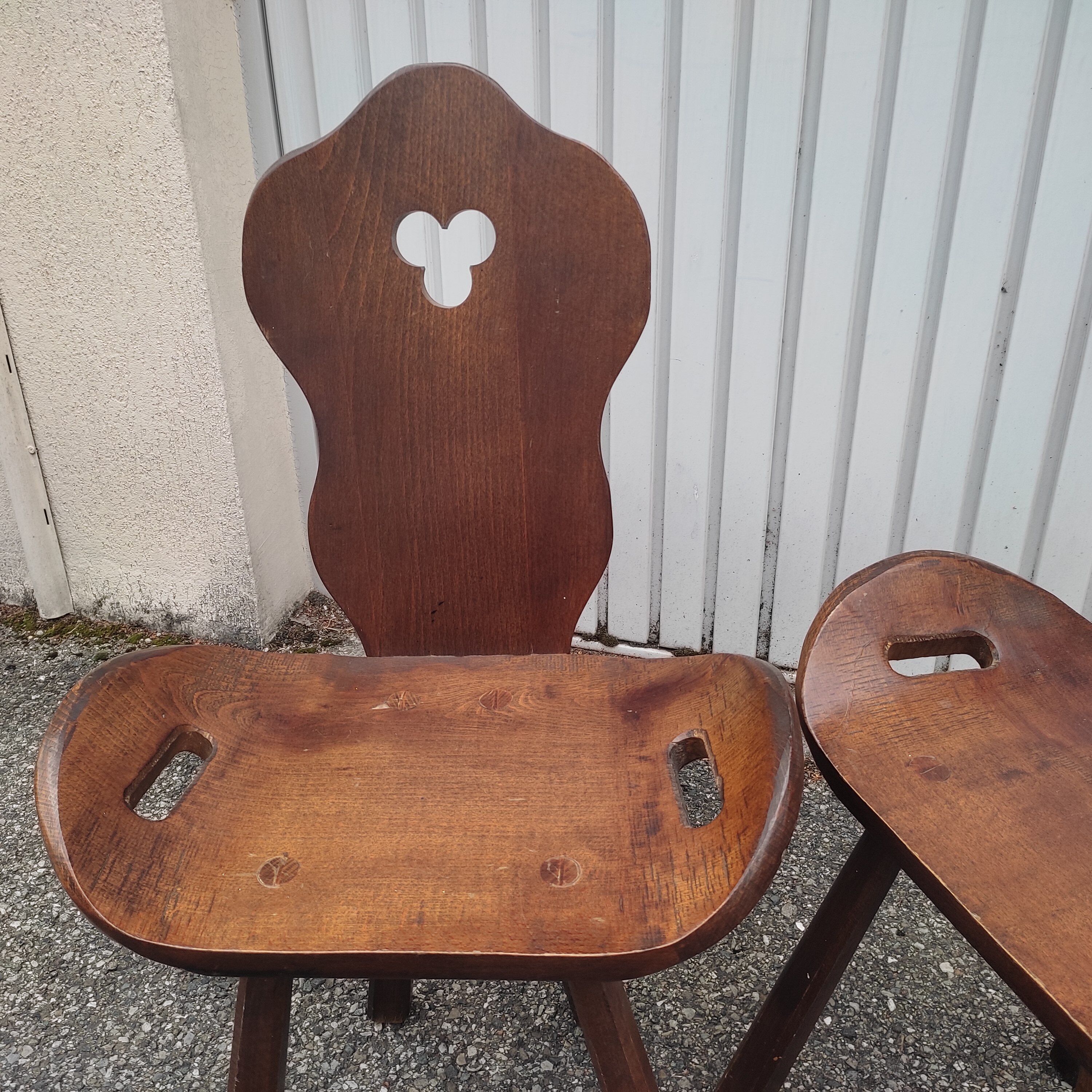 Pair of Brutalist Chairs