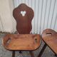 Paire de chaises brutalistes