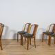 Art Deco Dining Chairs Gondola, Rene Melin, France, 1930s, Set of 6